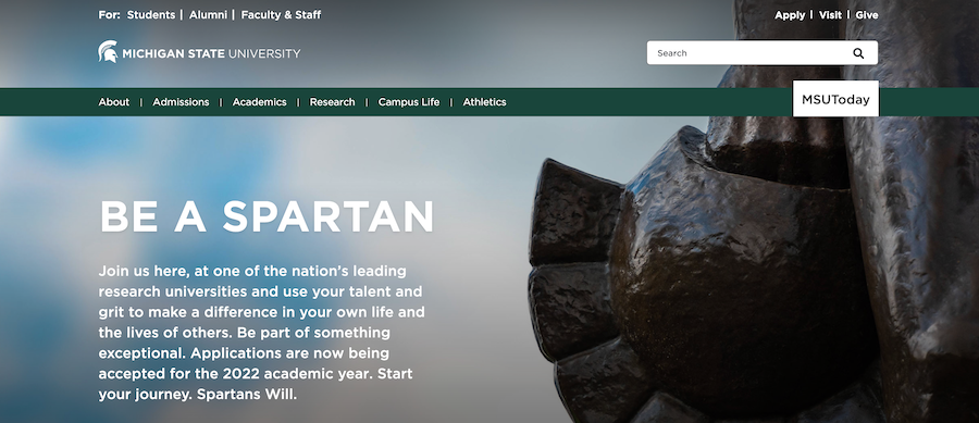 Michigan_State_University_webpage